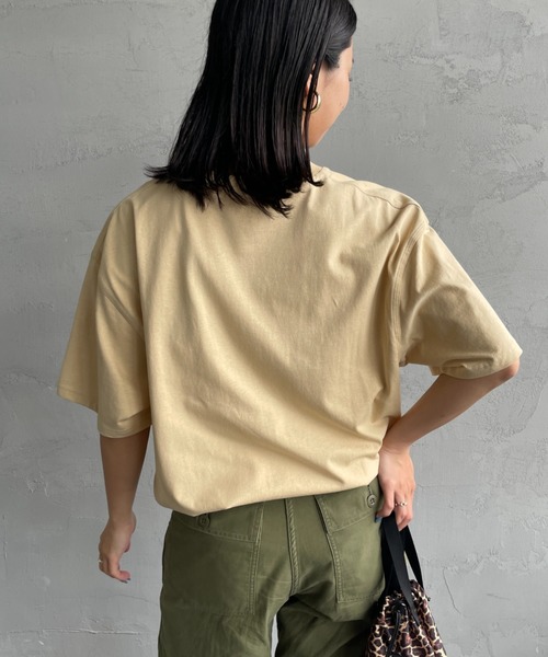[carhartt WIP/カーハートダブリューアイピー] AMERICAN SCRIPT ワンポイント刺繍ロゴ ショートスリーブTシャツ（Tシャツ/カットソー）｜Carhartt WIP（カーハートダブリューアイピー）