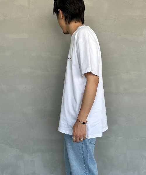 [carhartt WIP/カーハートダブリューアイピー] AMERICAN SCRIPT ワンポイント刺繍ロゴ ショートスリーブTシャツ（Tシャツ/カットソー）｜Carhartt WIP（カーハートダブリューアイピー）