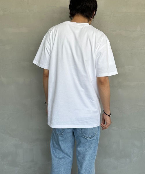 [carhartt WIP/カーハートダブリューアイピー] AMERICAN SCRIPT ワンポイント刺繍ロゴ ショートスリーブTシャツ（Tシャツ/カットソー）｜Carhartt WIP（カーハートダブリューアイピー）