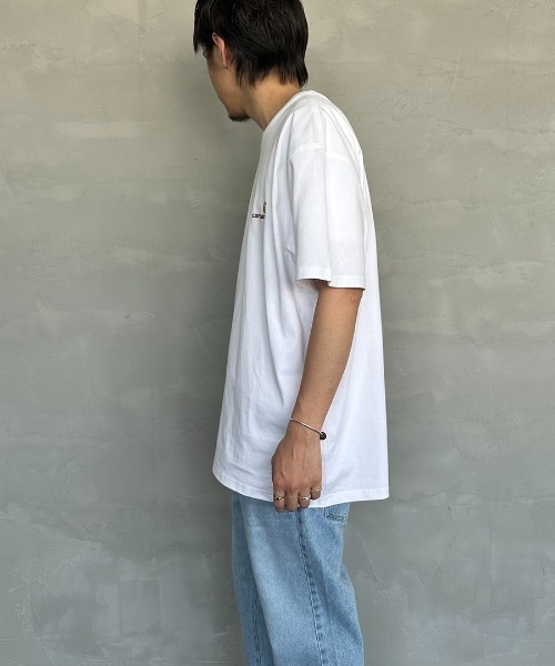 [carhartt WIP/カーハートダブリューアイピー] AMERICAN SCRIPT ワンポイント刺繍ロゴ ショートスリーブTシャツ（Tシャツ/カットソー）｜Carhartt WIP（カーハートダブリューアイピー）