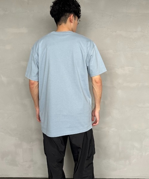 [carhartt WIP/カーハートダブリューアイピー] AMERICAN SCRIPT ワンポイント刺繍ロゴ ショートスリーブTシャツ（Tシャツ/カットソー）｜Carhartt WIP（カーハートダブリューアイピー）