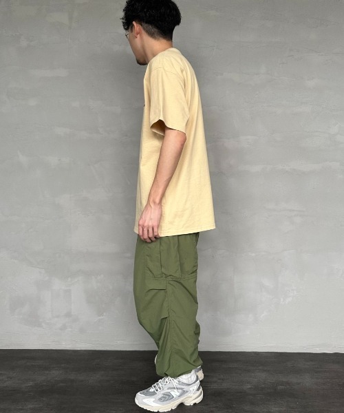 [carhartt WIP/カーハートダブリューアイピー] AMERICAN SCRIPT ワンポイント刺繍ロゴ ショートスリーブTシャツ（Tシャツ/カットソー）｜Carhartt WIP（カーハートダブリューアイピー）