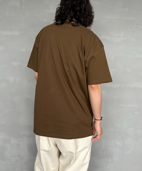 [carhartt WIP/カーハートダブリューアイピー] AMERICAN SCRIPT ワンポイント刺繍ロゴ ショートスリーブTシャツ（Tシャツ/カットソー）｜Carhartt WIP（カーハートダブリューアイピー）