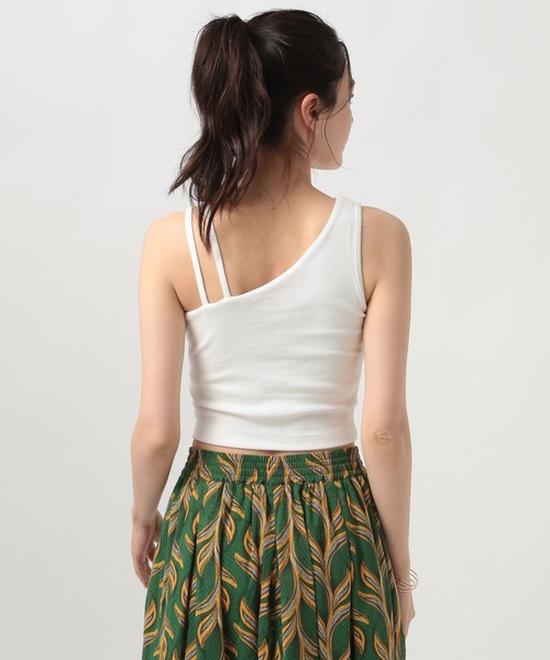 BAYFLOW(ベイフロー)の「カップツキクロップドタンク(タンクトップ・レディース・ブラック/モカ/オフホワイト・FREE)」の13枚目の写真