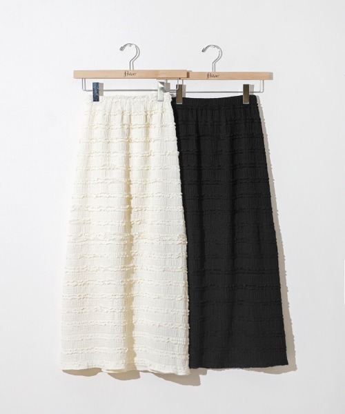 flower(フラワー)の「タイニーフリルスカート(スカート・レディース・ブラック/アイボリー・FREE)」の20枚目の写真