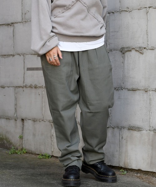 Starting Over（スターティングオーバー）の「heavy twill & denim easy work pants/ヘビーツイル&デニム イージーワークパンツ（その他パンツ・メンズ・キナリ/ホワイト/グレイッシュベージュ/ブラック系その他4/レオパード/その他3/ホワイト系/アニマル/ライトブルー/ワンウォッシュ/その他4/ブラウン/グリーン系2/ベージュ/ブラック/カーキ/その他・XL/M/S/L）」の9枚目の写真