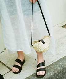 KECH LeS ESSENTIELS | KECH LeS ESSENTIELS | ラフィア ミニショルダーバッグ WOMEN(かごバッグ)