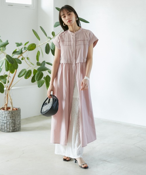 VIS（ビス）の「【洗える】セミフレアレースパンツ（その他パンツ・レディース・キナリ/ブラック・FREE）」の15枚目の写真