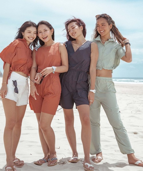 ROXY(ロキシー)の「HOLA BONITA/ロキシーデニム感ボードショーツ・サーフトランクス(水着)(水着・レディース・ブラック/ホワイト・SMALL/MEDIUM/LARGE)」の22枚目の写真