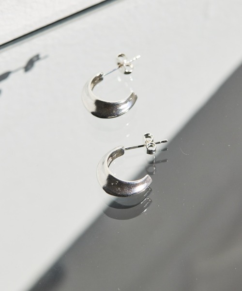 ear PAPILLONNER(イアパピヨネ)の「《スターリングシルバー使用/オフィススタイル》ディスクピアス(ピアス(両耳用)・レディース・ゴールド/シルバー・FREE)」の10枚目の写真