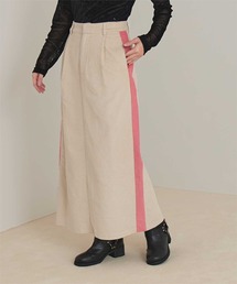 コーデュロイサイドラインスカート