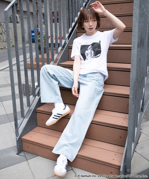 GOOD ROCK SPEED（グッドロックスピード）の「GOOD ROCK SPEED/ヴィンテージライクLIFEフォトTシャツ（Tシャツ/カットソー・レディース・オフホワイト/その他4/ホワイト・FREE）」の16枚目の写真