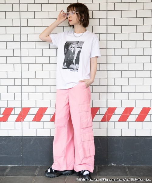 GOOD ROCK SPEED（グッドロックスピード）の「GOOD ROCK SPEED/ヴィンテージライクLIFEフォトTシャツ（Tシャツ/カットソー・レディース・オフホワイト/その他4/ホワイト・FREE）」の21枚目の写真