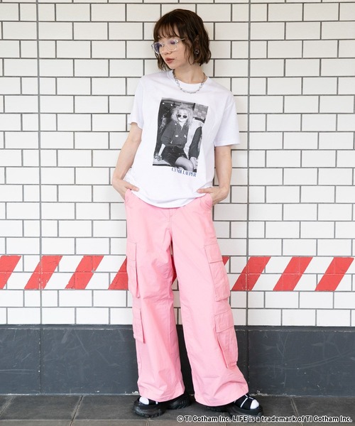 GOOD ROCK SPEED（グッドロックスピード）の「GOOD ROCK SPEED/ヴィンテージライクLIFEフォトTシャツ（Tシャツ/カットソー・レディース・オフホワイト/その他4/ホワイト・FREE）」の22枚目の写真