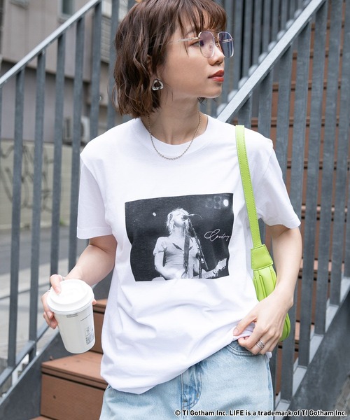 GOOD ROCK SPEED（グッドロックスピード）の「GOOD ROCK SPEED/ヴィンテージライクLIFEフォトTシャツ（Tシャツ/カットソー・レディース・オフホワイト/その他4/ホワイト・FREE）」の11枚目の写真