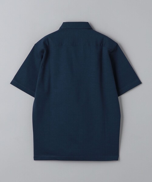 BEAUTY&YOUTH UNITED ARROWS(ビューティーアンドユースユナイテッドアローズ)の「ハイゲージ モックロディ ポロシャツ ‐ウォッシャブル 接触冷感 抗菌 ・防臭機能付き‐(ポロシャツ・メンズ・ホワイト/ネイビー/ロイヤルブルー/ダークグレー・M/L/XL/S)」の9枚目の写真