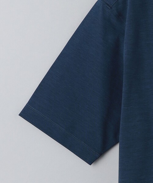 BEAUTY&YOUTH UNITED ARROWS(ビューティーアンドユースユナイテッドアローズ)の「ハイゲージ モックロディ ポロシャツ ‐ウォッシャブル 接触冷感 抗菌 ・防臭機能付き‐(ポロシャツ・メンズ・ホワイト/ネイビー/ロイヤルブルー/ダークグレー・M/L/XL/S)」の7枚目の写真