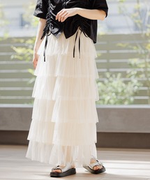 LAKOLE | フリルチュールスカート / 124564(スカート)