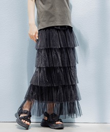 LAKOLE | フリルチュールスカート / 124564(スカート)