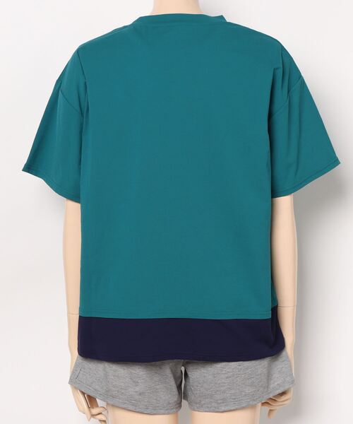 FILA - フィラ Fila Tシャツスコート L セットアップ プリーツ ブルー系 FILA フィラ Tシャツ メンズ ブランド おしゃれ 半袖 トップス