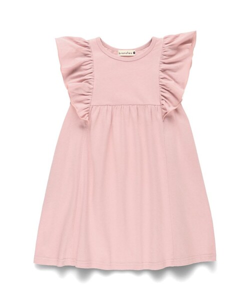 BRANSHES（ブランシェス）の「フリル付きカットソーワンピース（ワンピース・キッズ・ピンク/ネイビー・110/120/140/130/100/90/150）」の10枚目の写真