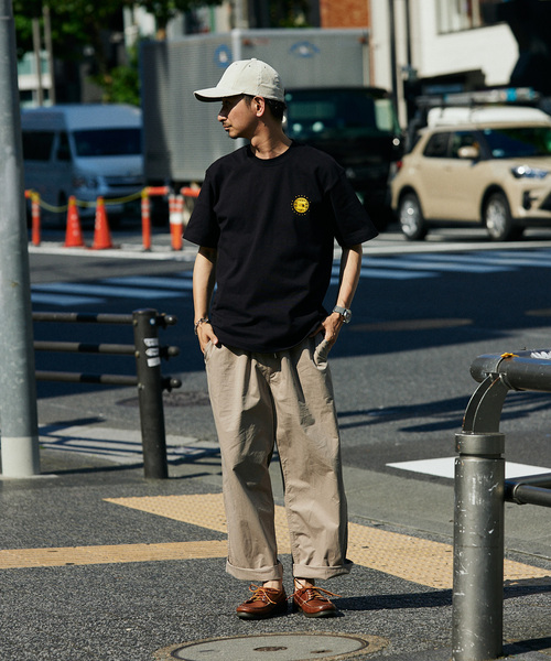 THE NORTH FACE(ザノースフェイス)の「THE NORTH FACE S/S GEO Square Logo Tee NT32451(Tシャツ/カットソー・メンズ・ホワイト/ブラック・MEDIUM/LARGE/X-LARGE)」の3枚目の写真