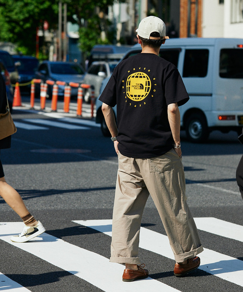 THE NORTH FACE(ザノースフェイス)の「THE NORTH FACE S/S GEO Square Logo Tee NT32451(Tシャツ/カットソー・メンズ・ホワイト/ブラック・MEDIUM/LARGE/X-LARGE)」の7枚目の写真
