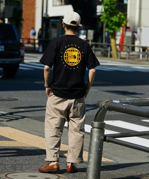 THE NORTH FACE(ザノースフェイス)の「THE NORTH FACE S/S GEO Square Logo Tee NT32451(Tシャツ/カットソー・メンズ・ホワイト/ブラック・MEDIUM/LARGE/X-LARGE)」の8枚目の写真