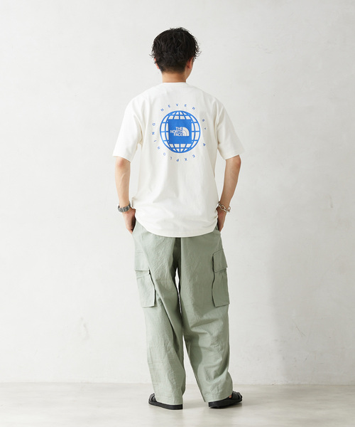 THE NORTH FACE(ザノースフェイス)の「THE NORTH FACE S/S GEO Square Logo Tee NT32451(Tシャツ/カットソー・メンズ・ホワイト/ブラック・MEDIUM/LARGE/X-LARGE)」の18枚目の写真