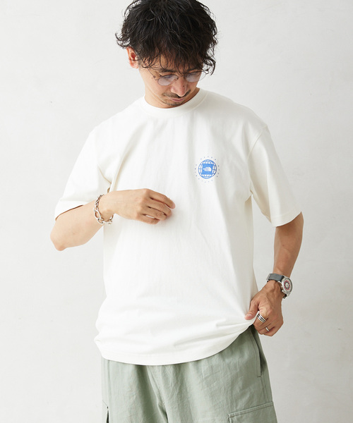 THE NORTH FACE(ザノースフェイス)の「THE NORTH FACE S/S GEO Square Logo Tee NT32451(Tシャツ/カットソー・メンズ・ホワイト/ブラック・MEDIUM/LARGE/X-LARGE)」の21枚目の写真