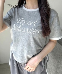 リンガー脇ドロストTシャツ