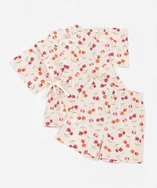 petit main(プティマイン)の「【リンク】girlsアソート甚平(キッズ)(浴衣・キッズ・ラベンダー/アイボリー/マルチ/ライトピンク・90cm/100cm/110cm/120cm/130cm/80cm)」の17枚目の写真