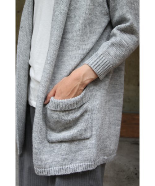 JOURNAL STANDARD relume(ジャーナルスタンダード レリューム)の「■■■アルパカコン フードカーディガン_#■■■(カーディガン/ボレロ・レディース・ライトグレー/ブラウン/グレー・FREE)」の17枚目の写真