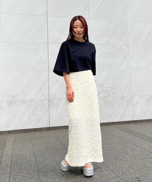 AMAIL(アマイル)の「Jaefun poco skirt(スカート・レディース・アイボリー/ブラック/ブルー・FREE)」の18枚目の写真