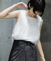 Side drawstring サマーシャギータンク