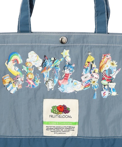 ScoLar(スカラー)の「642417:FRUIT OF THE LOOM×ScoLarコラボ アニマルロゴトート(ショルダーバッグ・レディース・レッド/アイボリー/ブラック/ブルー・FREE)」の20枚目の写真