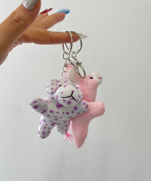 WEGO（ウィゴー）の「WEGO/ひっつきあにまるぬいぐるみキーホルダー（キーホルダー・レディース・その他5/その他3/その他2/その他1/その他7/その他4/その他6・FREE）」の12枚目の写真