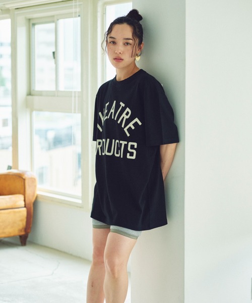 THEATRE PRODUCTS（シアタープロダクツ）の「THEATREPRODUCTSロゴプリントTシャツ（Tシャツ/カットソー・レディース・ホワイト/パープル/ブラック・FREE）」の11枚目の写真