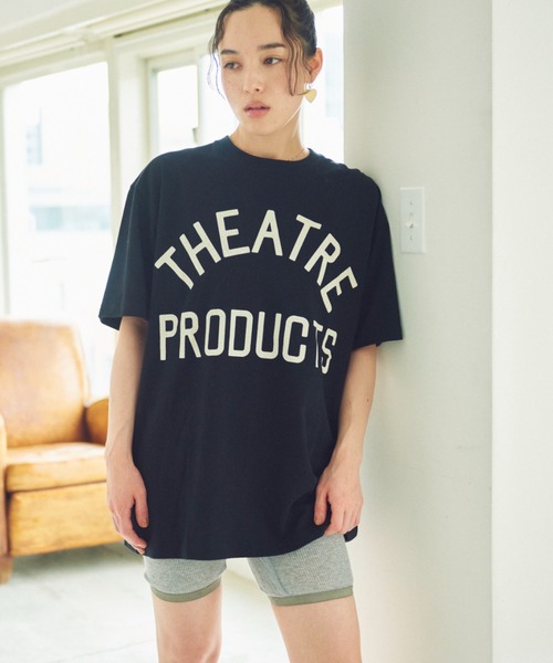THEATRE PRODUCTS（シアタープロダクツ）の「THEATREPRODUCTSロゴプリントTシャツ（Tシャツ/カットソー・レディース・ホワイト/パープル/ブラック・FREE）」の12枚目の写真