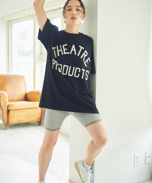 THEATRE PRODUCTS（シアタープロダクツ）の「THEATREPRODUCTSロゴプリントTシャツ（Tシャツ/カットソー・レディース・ホワイト/パープル/ブラック・FREE）」の14枚目の写真