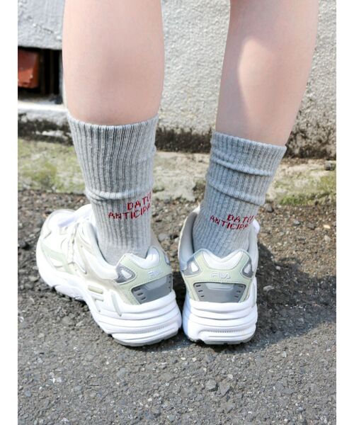 Ungrid（アングリッド）の「【WEB限定】ロゴソックス（ソックス/靴下・レディース・オフホワイト/ブラック/グレー・FREE）」の10枚目の写真