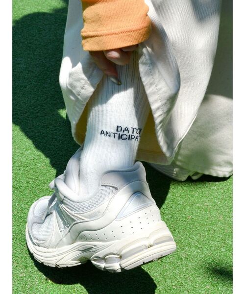 Ungrid（アングリッド）の「【WEB限定】ロゴソックス（ソックス/靴下・レディース・オフホワイト/ブラック/グレー・FREE）」の14枚目の写真