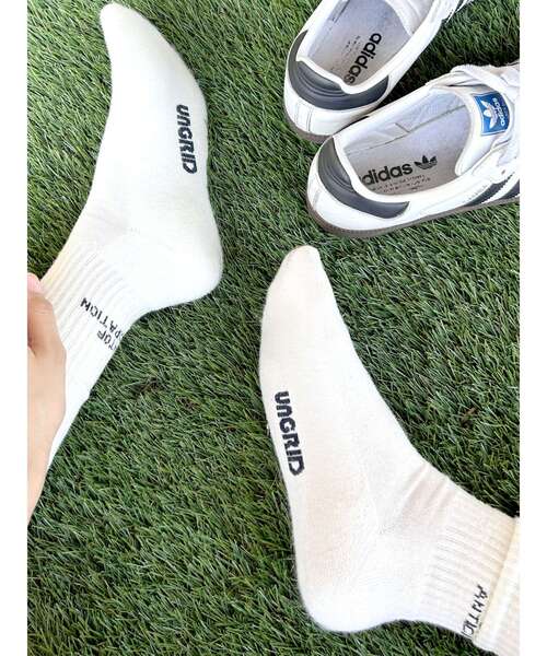 Ungrid（アングリッド）の「【WEB限定】ロゴソックス（ソックス/靴下・レディース・オフホワイト/ブラック/グレー・FREE）」の16枚目の写真