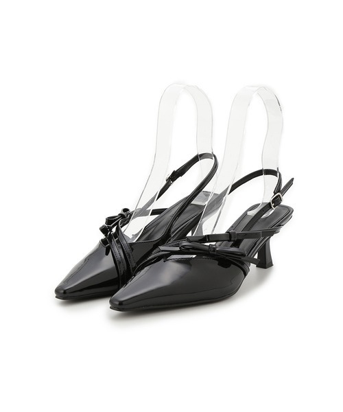 【セール】スリングバッグリボンパンプス（パンプス）｜LILY BROWN（リリーブラウン）