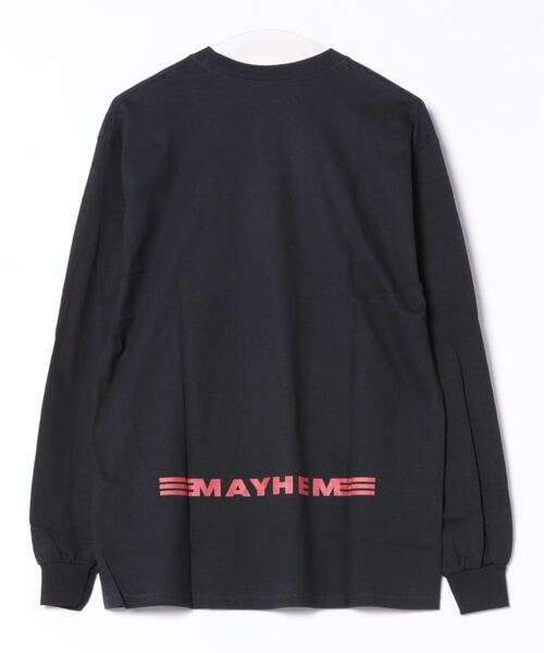 NO WAY（ノーウェイ）の「/MAYHEM/graphic L/S T（Tシャツ/カットソー・レディース・ブラック/ホワイト・LARGE/MEDIUM）」の3枚目の写真