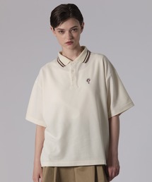 ONE POINT LOGO MOSS STITCH POLO SHIRT / ワンポイントロゴ鹿の子ポロシャツ