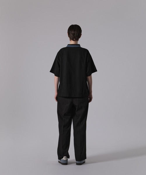 セール】ONE POINT LOGO MOSS STITCH POLO SHIRT / ワンポイントロゴ