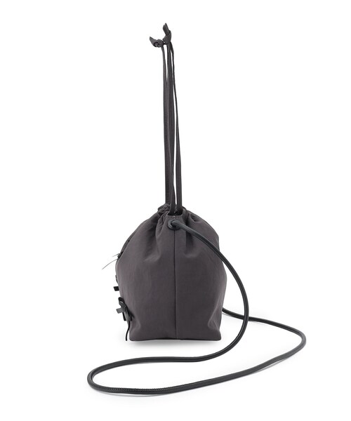 grove(グローブ)の「◆ナイロンリボン巾着ショルダー(ショルダーバッグ・レディース・ブラック系3/ダークグレー/ブラック・00)」の16枚目の写真