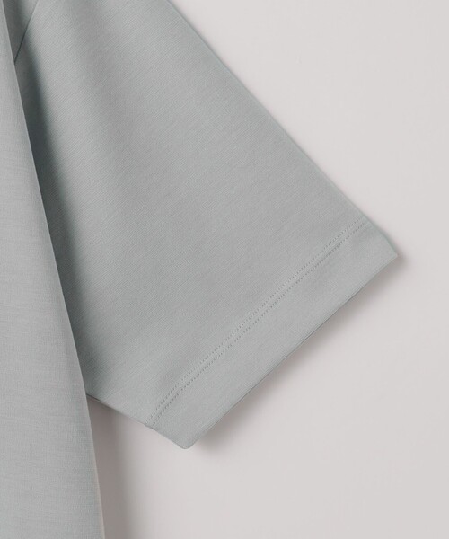 green label relaxing（グリーンレーベルリラクシング）の「relaxing ポンチ クルーネック Tシャツ（Tシャツ/カットソー・メンズ・ホワイト/ライトグレー・S/M/L/XL）」の10枚目の写真