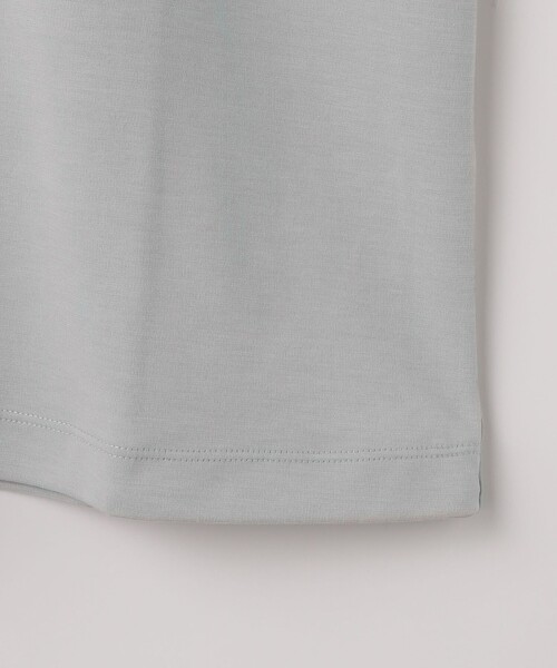 green label relaxing（グリーンレーベルリラクシング）の「relaxing ポンチ クルーネック Tシャツ（Tシャツ/カットソー・メンズ・ホワイト/ライトグレー・S/M/L/XL）」の9枚目の写真